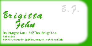 brigitta fehn business card